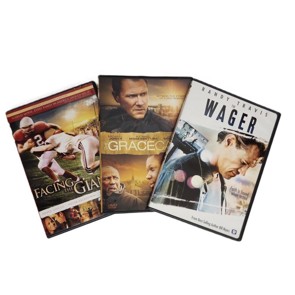 DVD Bundle: Facing the Giants, Grace Card & The Wager